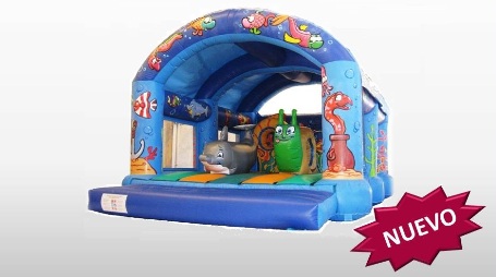Castillo Hinchable Fondo Marino